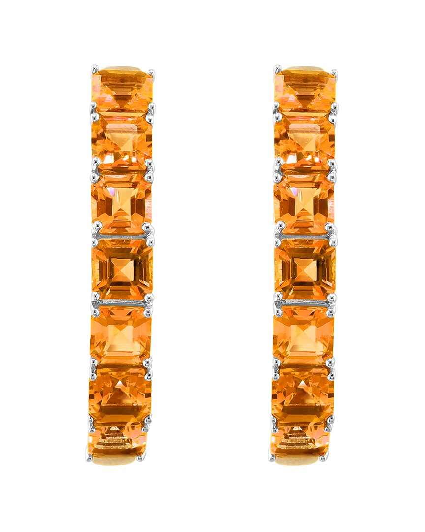 Effy Fine Jewelry Silver 8.95 Ct. Tw. Citrine Earrings