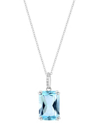 Effy Fine Jewelry 14K 8.54 Ct. Tw. Sky Blue Topaz Necklace