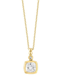 Effy Fine Jewelry Plated 1.35 Ct. Tw. White Topaz, Citrine Necklace