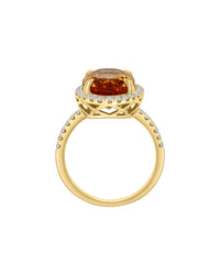 Effy Fine Jewelry 14K 6.29 Ct. Tw. Diamond & Citrine Ring