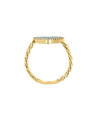 Effy Fine Jewelry 14K 2.21 Ct. Tw. Diamond & Malachite Ring