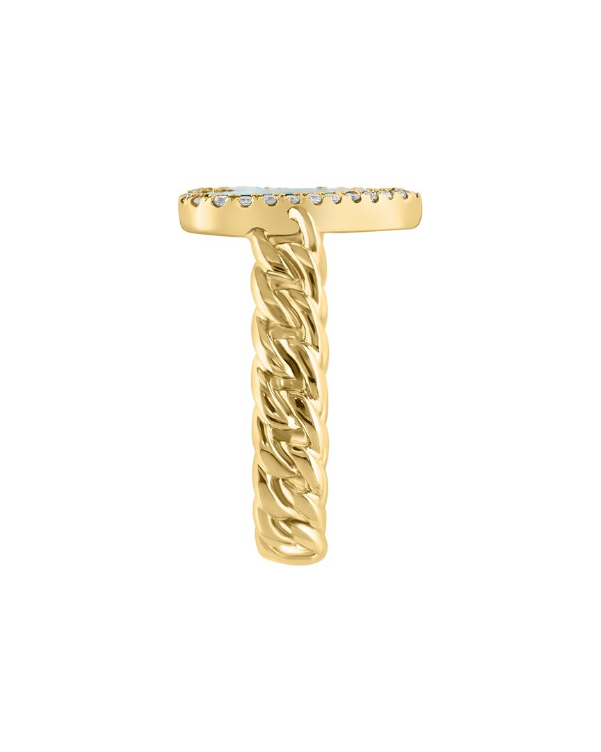 Effy Fine Jewelry 14K 2.21 Ct. Tw. Diamond & Malachite Ring