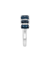 Effy Fine Jewelry 14K 2.16 Ct. Tw. Diamond & London Blue Topaz Ring