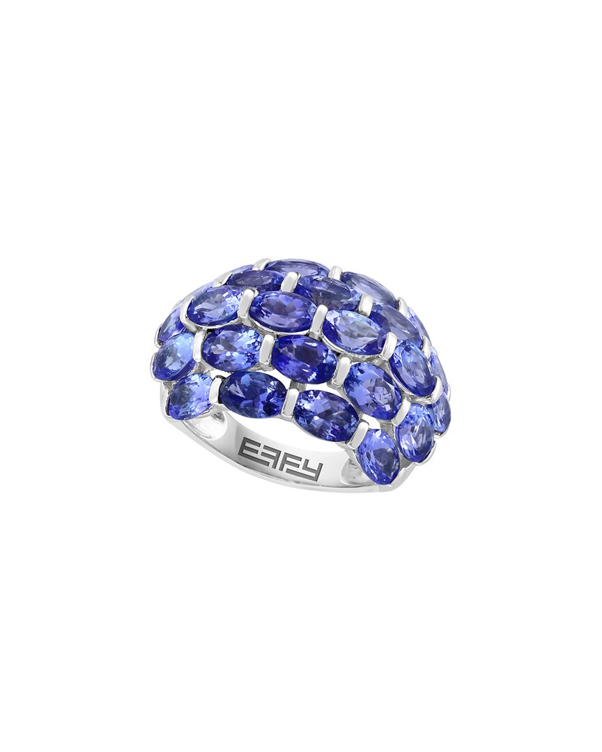 Effy Fine Jewelry Silver 8.84 Ct. Tw. Tanzanite Ring