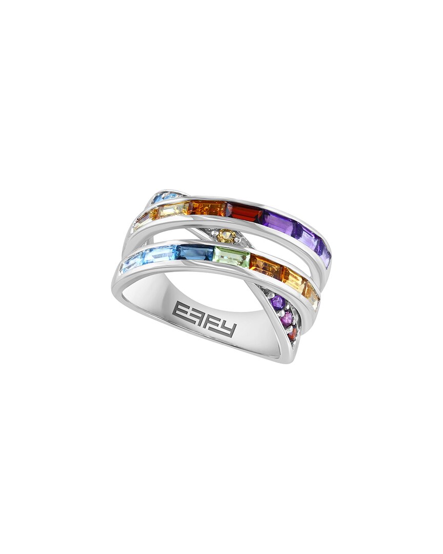 Effy Fine Jewelry Silver 1.78 Ct. Tw. Multi Gemstone Ring