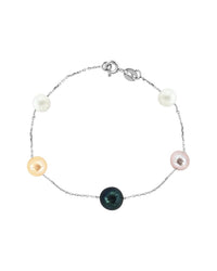 Effy Fine Jewelry Silver 6,6.5,7Mm Mm Pearl Bracelet