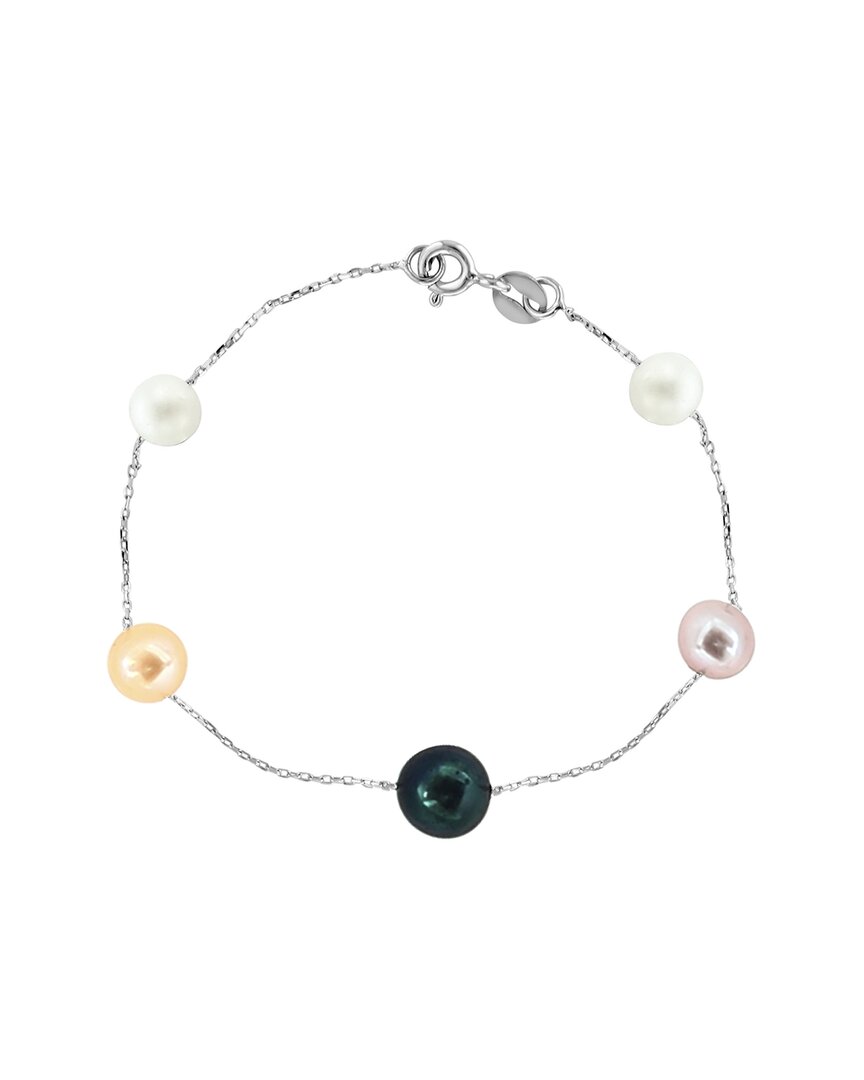 Effy Fine Jewelry Silver 6,6.5,7Mm Mm Pearl Bracelet