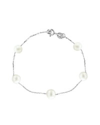 Effy Fine Jewelry Silver 6,6.5,7Mm Mm Pearl Bracelet