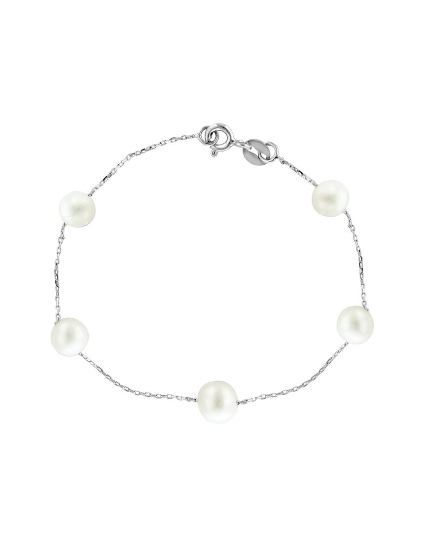 Effy Fine Jewelry Silver 6,6.5,7Mm Mm Pearl Bracelet