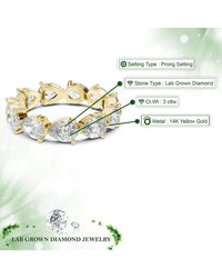 Amairah 14K 3.00 Ct. Tw. Lab-Grown Diamond Eternity Ring
