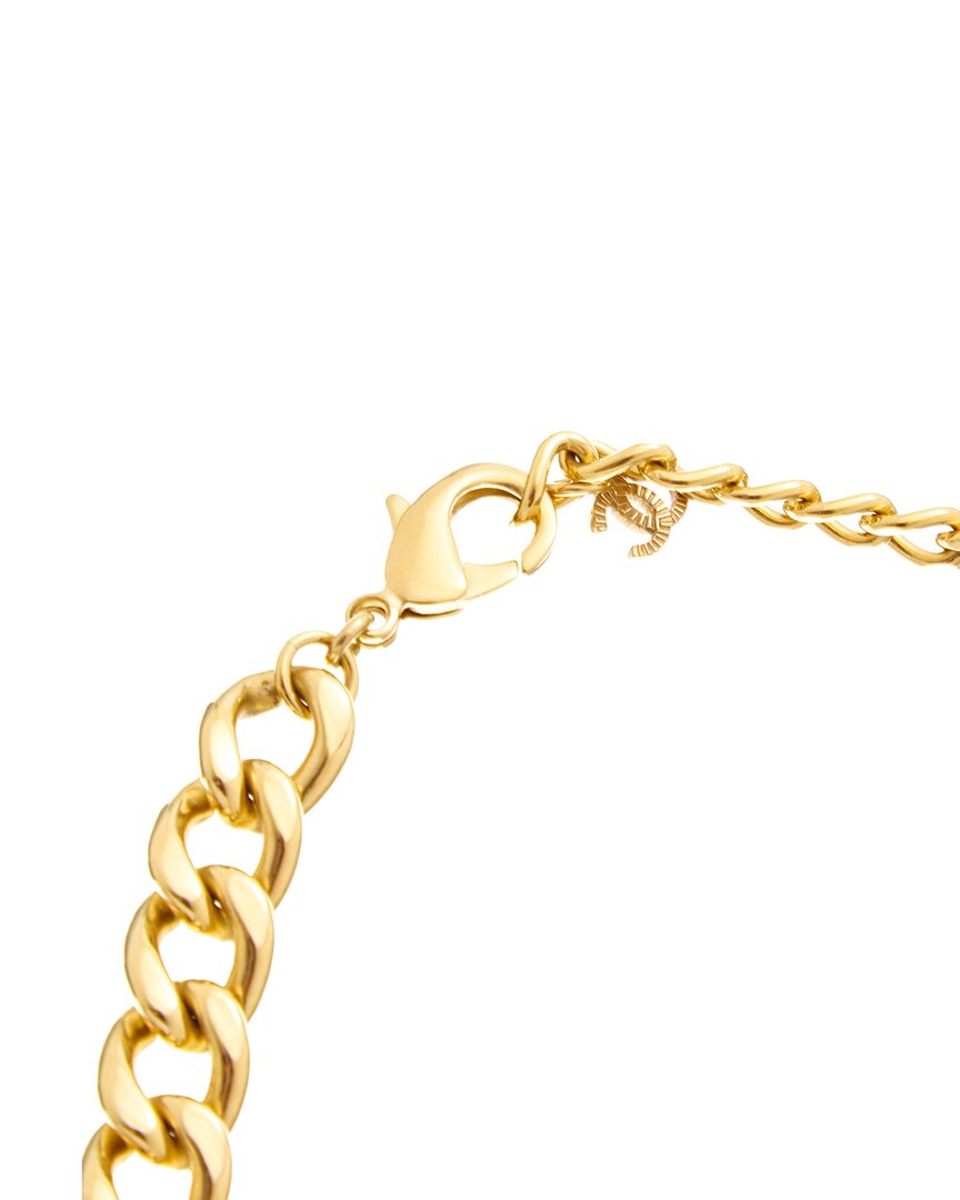 Chanel Logo Plate Choker Necklace (Authentic Pre-Loved)