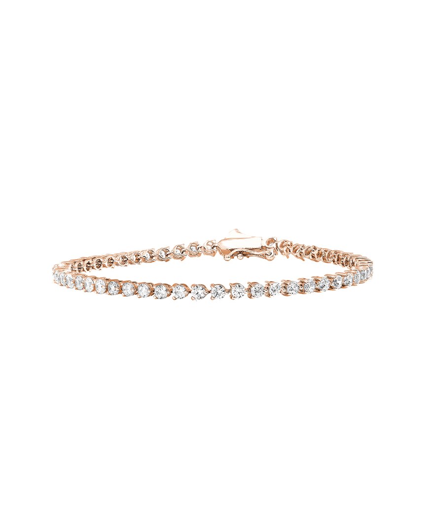 Amairah Amairah 14K 4.00 Ct. Tw. Lab-Grown Diamond Tennis Bracelet