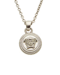 Versace Medusa Pendant Necklace Black