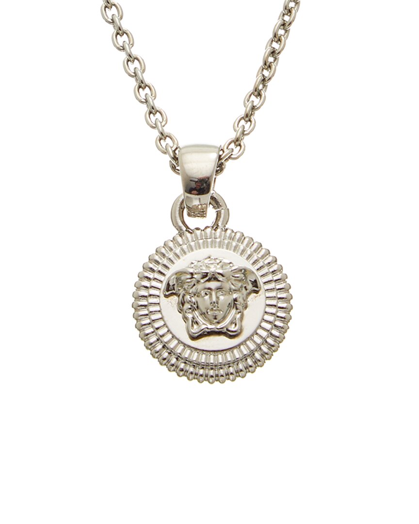 Versace Medusa Pendant Necklace Black