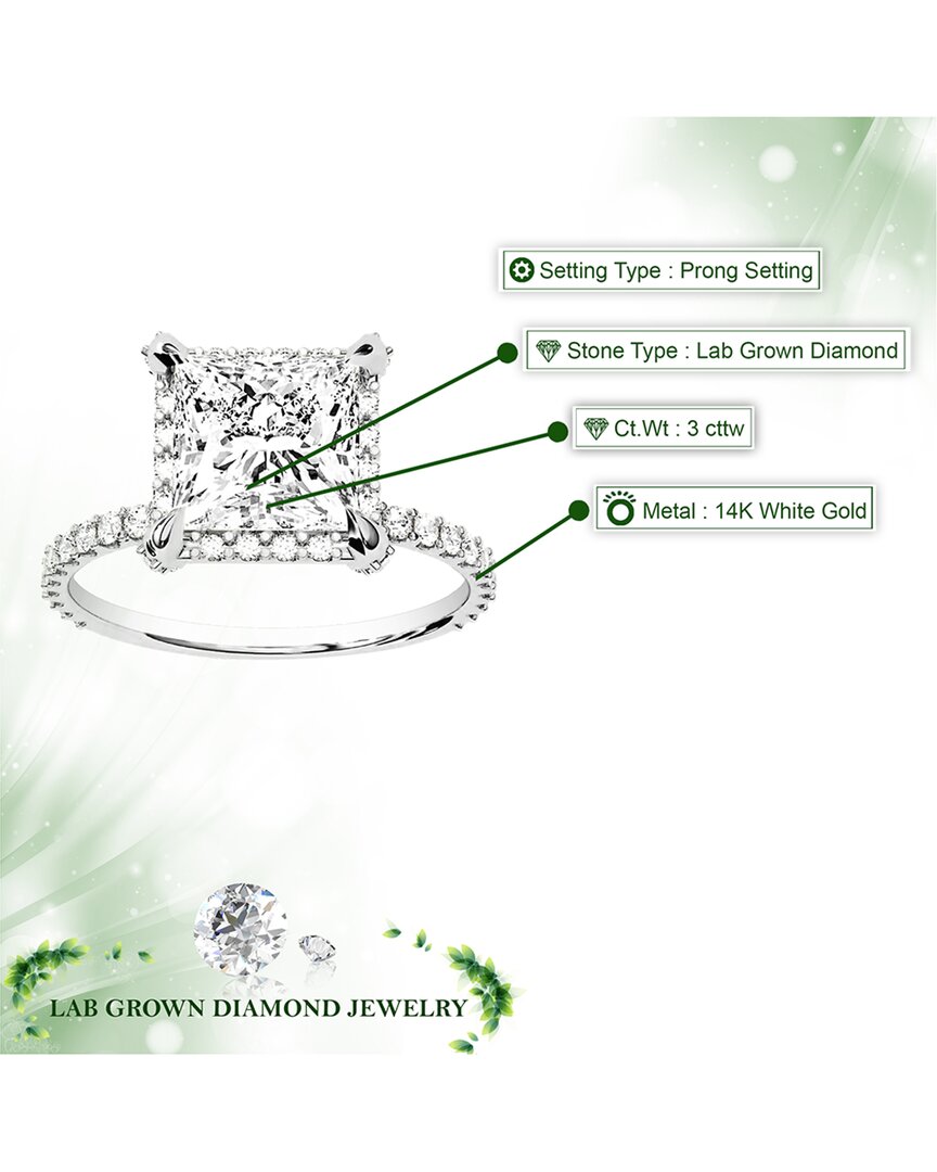 Amairah Amairah 14K 3.00 Ct. Tw. Lab-Grown Diamond Engagement Ring