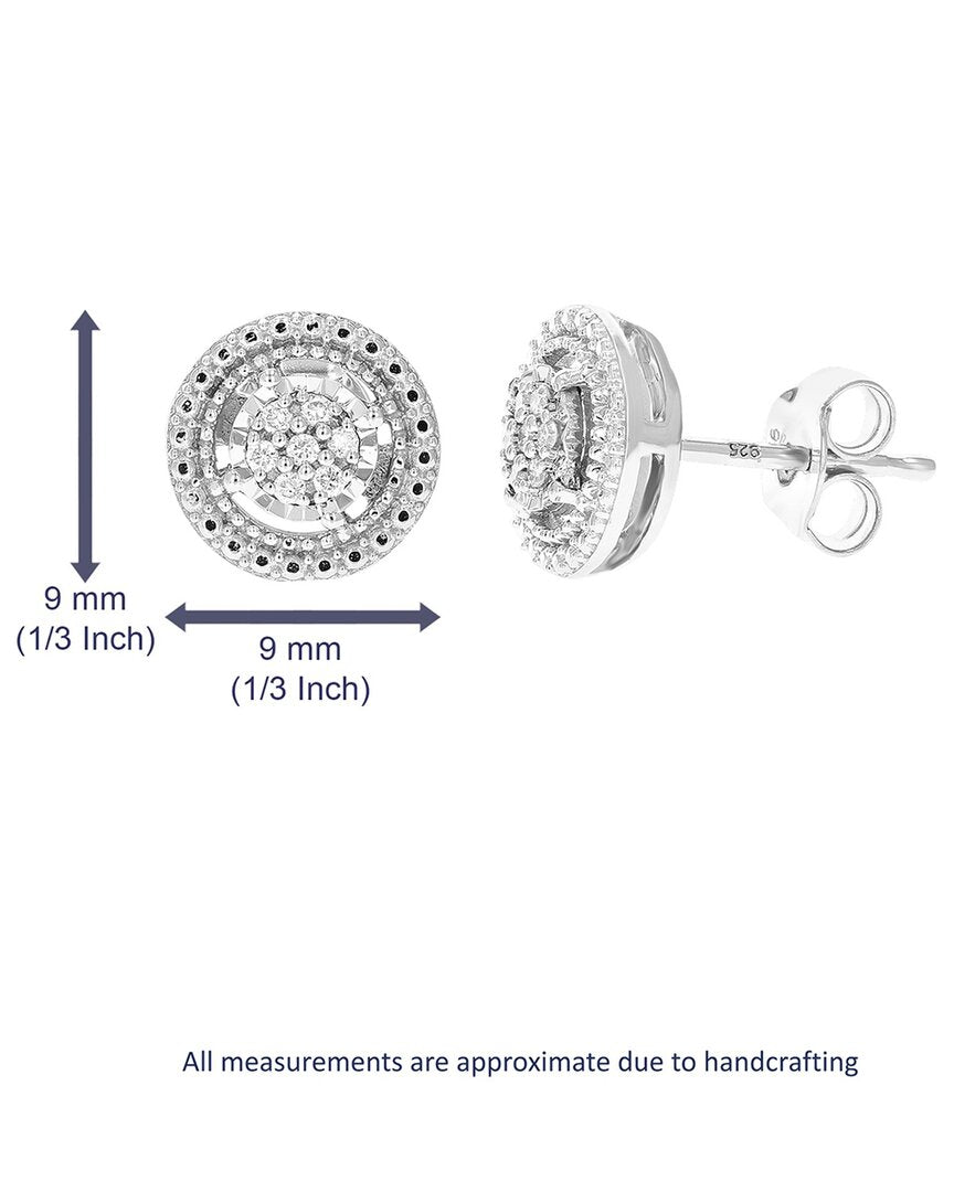 Amairah Silver 0.08 Ct. Tw. Lab-Grown Diamond Studs
