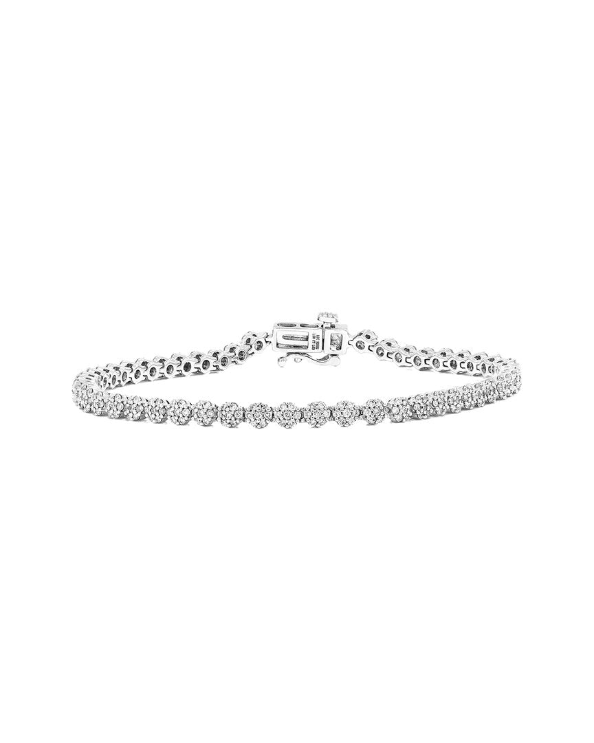 Amairah Amairah Silver 1.25 Ct. Tw. Lab-Grown Diamond Tennis Bracelet