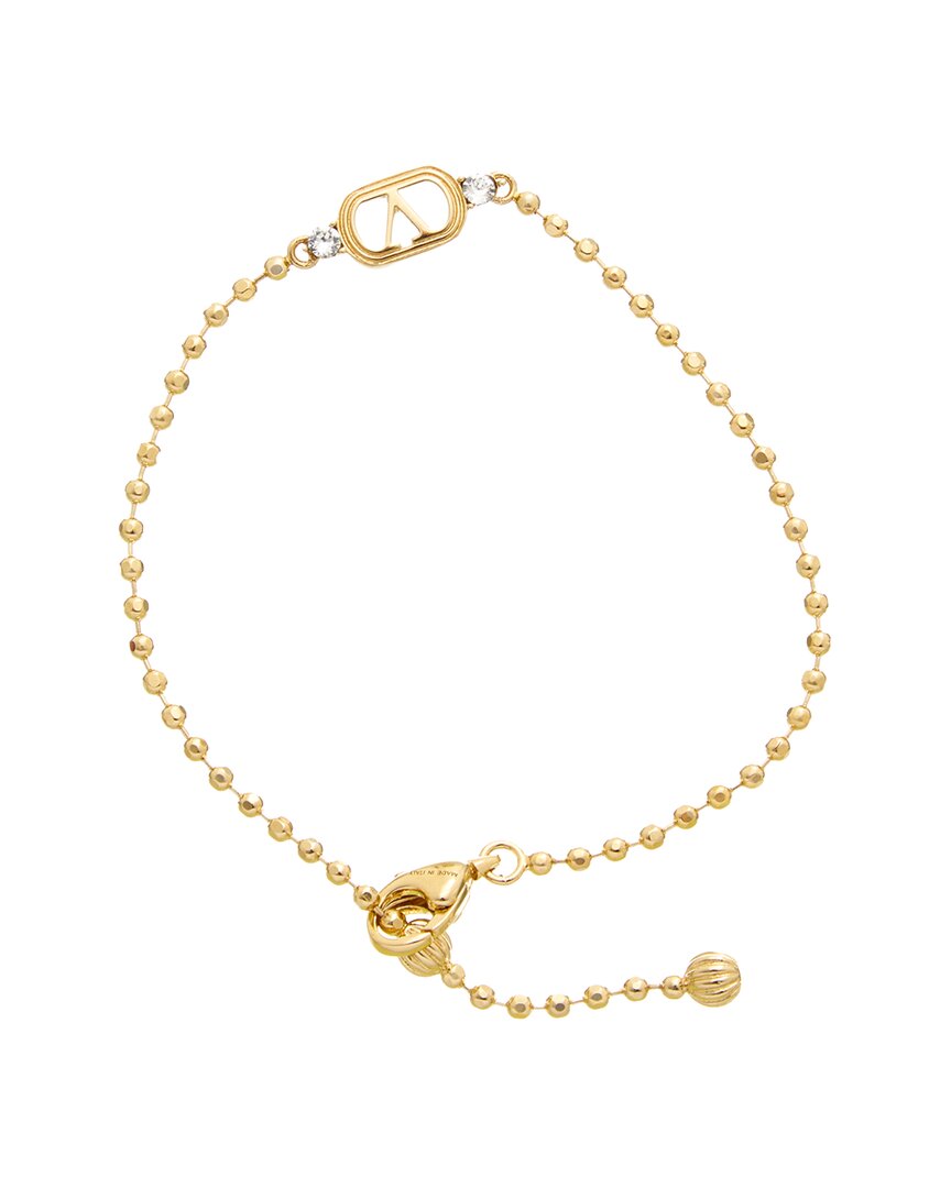 Valentino Valentino Vlogo Ovalette Swarovski Bracelet