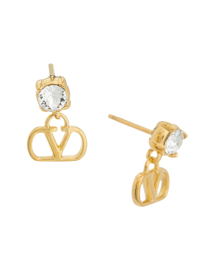 Valentino Valentino Vlogo Signature Swarovski Earrings