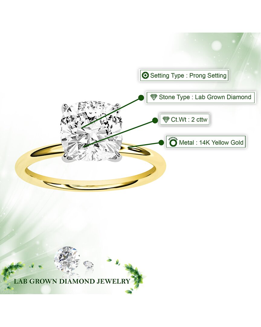 Amairah Amairah 14K 2.00 Ct. Tw. Lab-Grown Diamond Engagement Ring