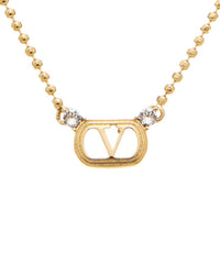 Valentino Valentino Ovalette Swarovski Necklace