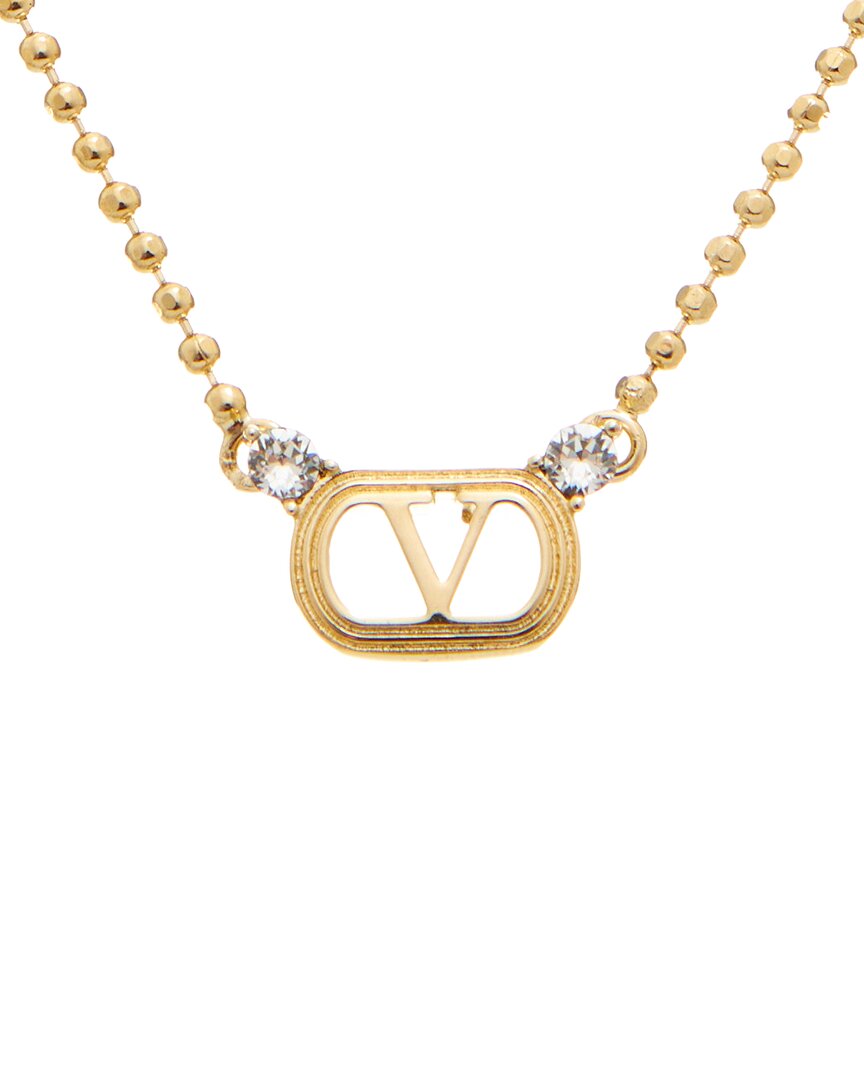 Valentino Valentino Ovalette Swarovski Necklace
