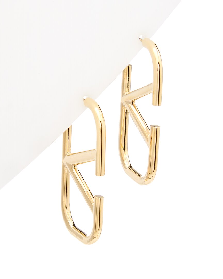 Valentino Valentino Vlogo Metal Earrings