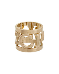 Gucci Gucci Logo Carre Ring