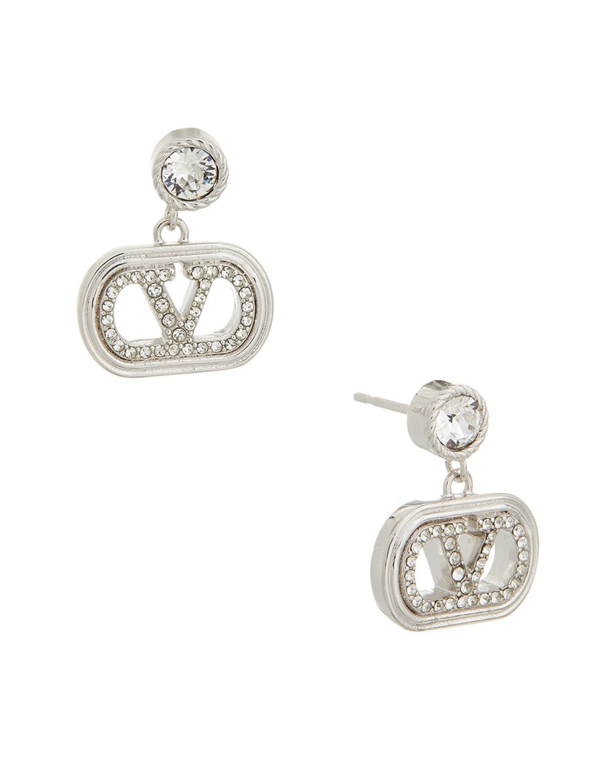 Valentino Valentino Oval Swarovski Earrings