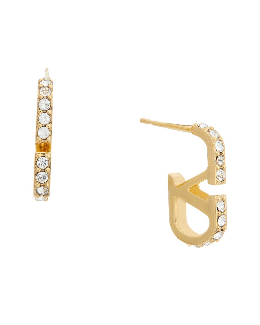 Valentino Valentino Vlogo Signature Swarovski Earrings