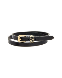 Valentino Valentino Vlogo Signature Leather Bracelet