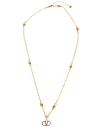Valentino Vlogo Signature Swarovski Necklace