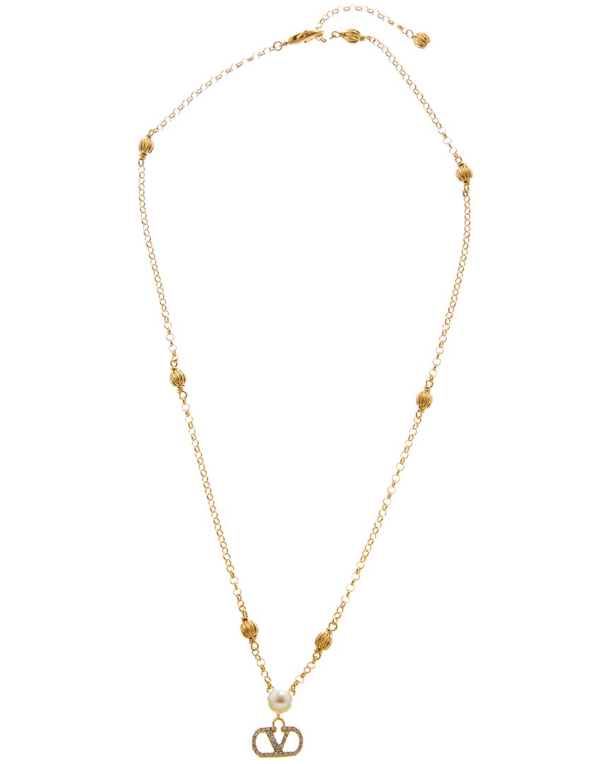 Valentino Vlogo Signature Swarovski Necklace