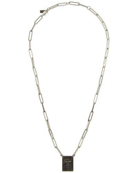 Celine Triomphe Tag Necklace