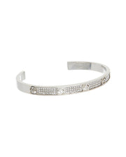 Fendi F Is Fendi Crystal Embellished Bracelet