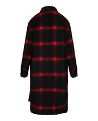 Stella McCartney Womens Double-Breasted Checked Coat