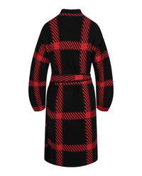 Stella McCartney Womens Check Print Belted Dress