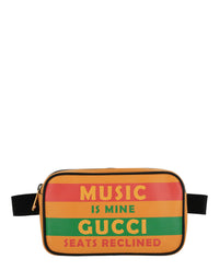 Gucci Mens Music Is Mine Leather Belt Bag