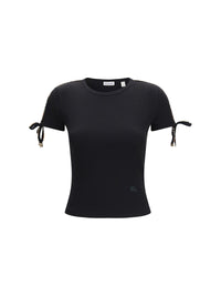 Burberry Women Cotton Lace-Detail T-Shirt