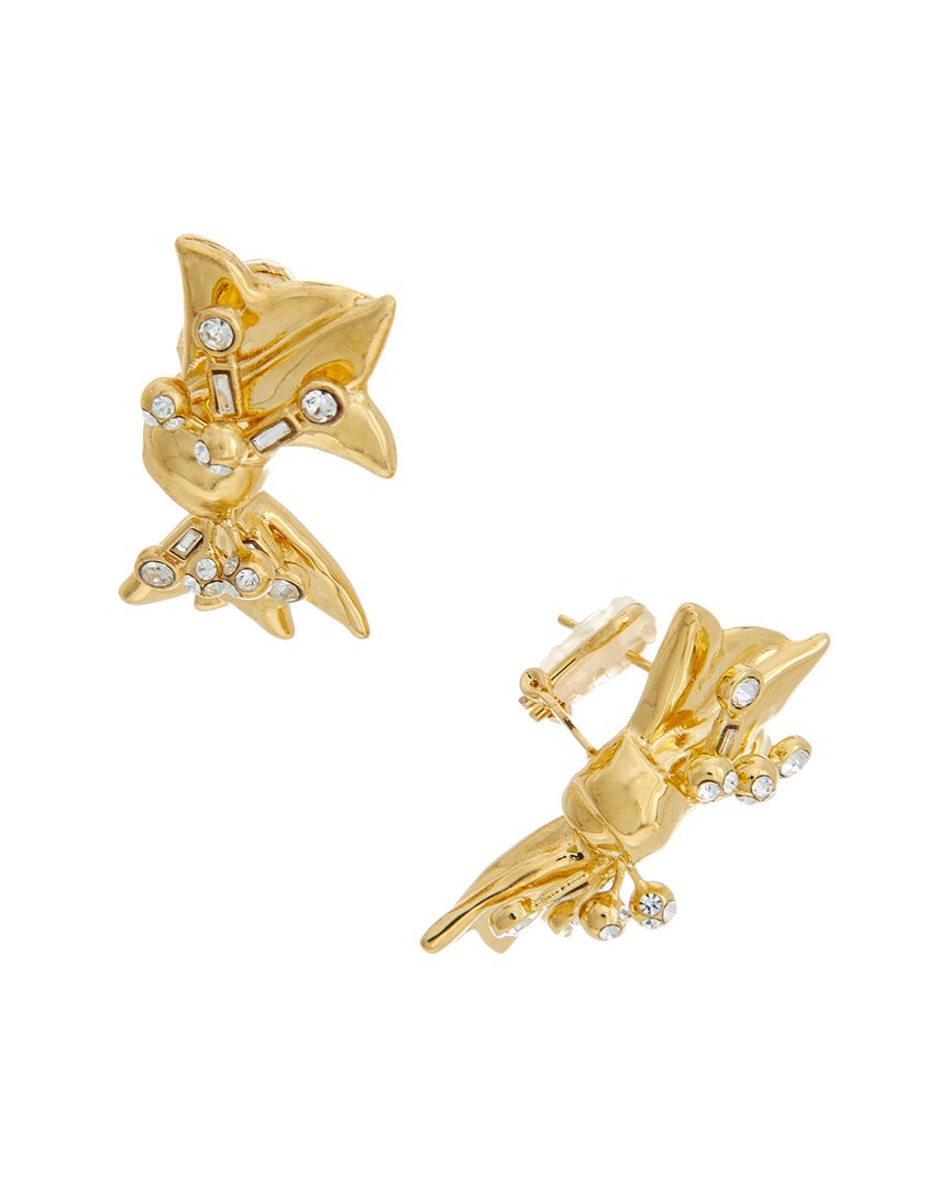 Oscar De La Renta Mill Bow Earrings