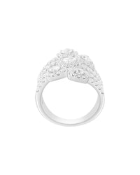 Effy Fine Jewelry Silver 1.97 Ct. Tw. Lab-Grown Diamond Ring