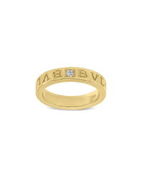 Bulgari 18K 0.01 Ct. Tw. Diamond Ring No Color 6.5