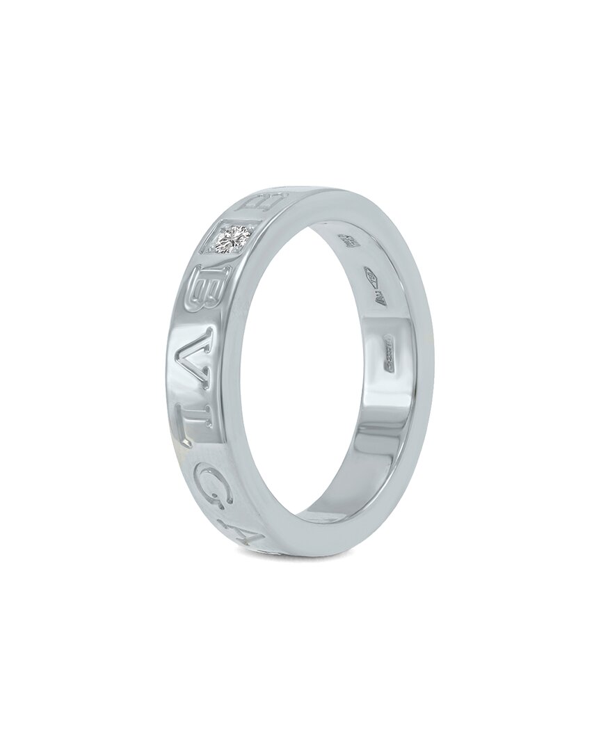 Bulgari 18K 0.01 Ct. Tw. Diamond Ring