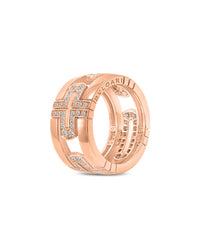 Bulgari Parentesi 18K Rose Gold 0.80 Ct. Tw. Diamond Ring
