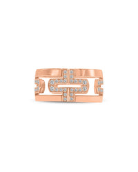 Bulgari Parentesi 18K Rose Gold 0.80 Ct. Tw. Diamond Ring