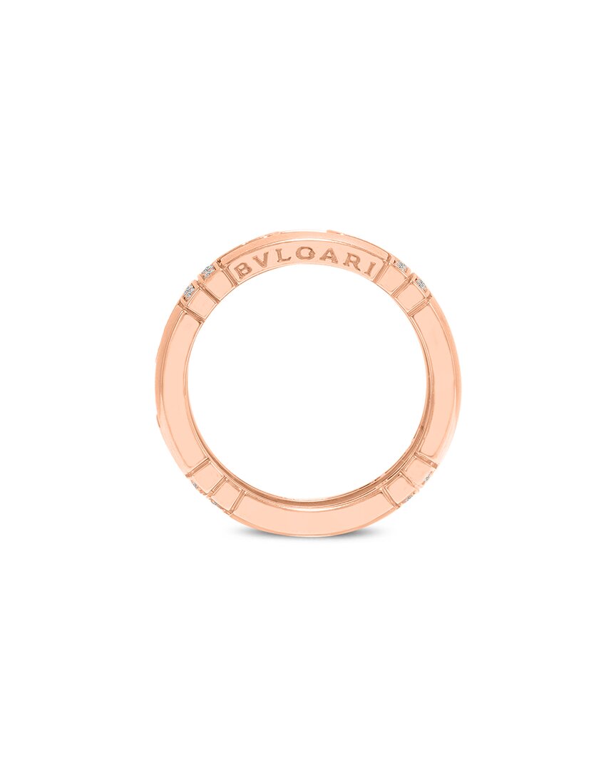 Bulgari Parentesi 18K Rose Gold 0.80 Ct. Tw. Diamond Ring