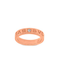 Bulgari 18K Rose Gold 0.01 Ct. Tw. Diamond Ring No Color 6