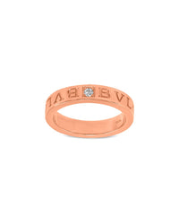 Bulgari 18K Rose Gold 0.01 Ct. Tw. Diamond Ring No Color 6
