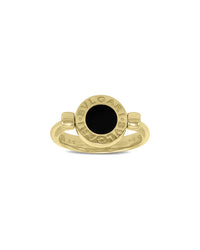 Bulgari 18K Onyx Ring