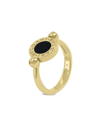 Bulgari 18K Onyx Ring